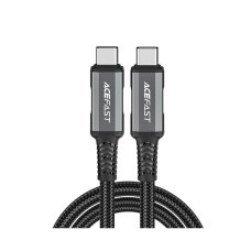Кабель Acefast C1-09 Type-C – Type-C (1 м · 240W · 5A) (Black/Gray)