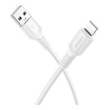 Кабель Borofone BX116 USB-A to Lightning12W USB-A – Lightning (1 м · 12W · 2.4A) (White)