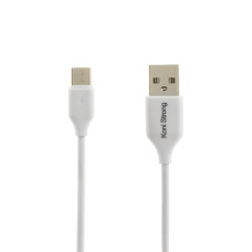Кабель Koni Strong KS-59m USB-A – Micro-USB (1 м · 12W · 2.4A) (White)