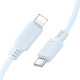 Кабель Borofone BX115 Lotto Type-C – Lightning (1 м · 27W · 3A) (Blue)
