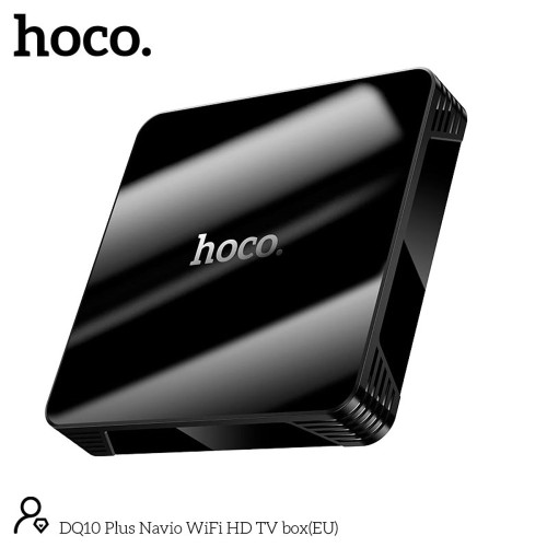 Приставка Android TV Hoco DQ10 Navio WiFi HD TV box (Black)