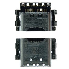 Разъем зарядки для Samsung C9000 Galaxy C9 Pro 24 pin (6 креплений) (контакты посередине) (Type-C) (Original)