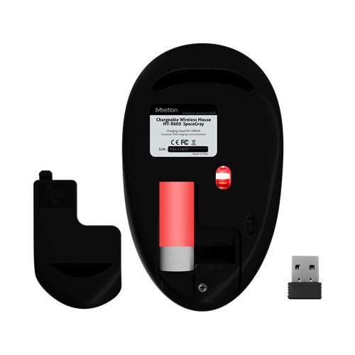 Мышка беспроводная MeeTion R600 (1600 DPI) (Black)