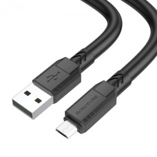 Кабель Borofone BX81 USB-A – Micro-USB (1 м · 12W · 2.4A) (Black)
