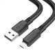 Кабель Borofone BX81 USB-A – Micro-USB (1 м · 12W · 2.4A) (Black)