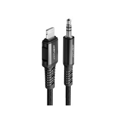 Аудіокабель Acefast C1-06 Lightning – 3.5 мм (1.2 м) (Black)