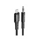 Аудіокабель Acefast C1-06 Lightning – 3.5 мм (1.2 м) (Black)