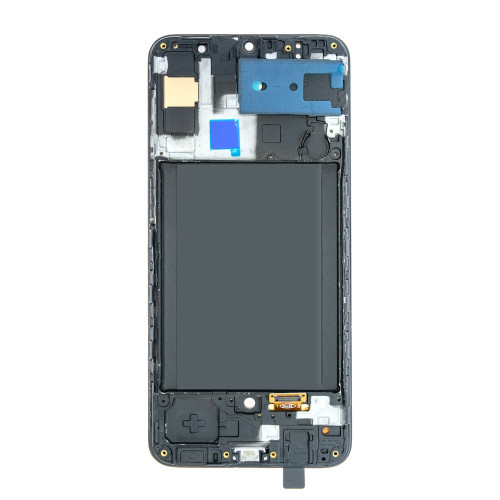 Дисплей для Samsung A307 Galaxy A30s (2019) з тачскріном в рамці (Black) (OLED) (Big size)