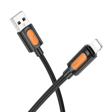 Кабель Borofone BX114 Structure USB-A – Lightning (1 м · 12W · 2.4A) (Black)