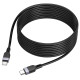 Кабель Hoco X109 Type-C – Type-C (3 м · 60W · 3A) (Black)