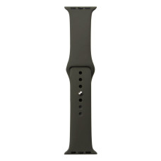 Ремінець для Apple Watch 38/40/41 мм Band Silicone (Dark Olive)