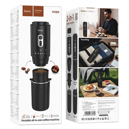 Портативна кавоварка Hoco HX80 (Black)