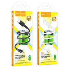 Кабель Hoco X83 Type-C – Type-C (1 м · 60W · 3A) (White)