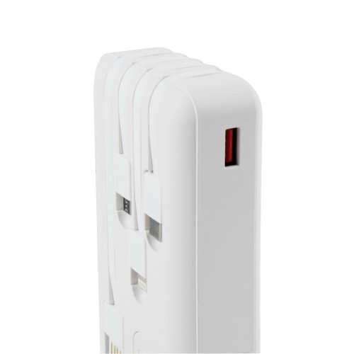 Повербанк Toroup TB-F16L 22.5W з кабелем 4в1 (20000 mAh) (White)