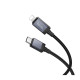 Кабель Hoco X118 Type-C – Lightning з дисплеєм (1 м · 27W · 3A) (Black)