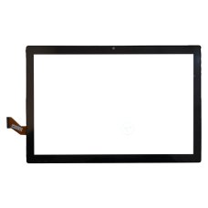 Сенсорное стекло универсальное №090 (2.5D) (Размер 160x238 мм) 51 pin (Black) (Камера по центру) (version 3)