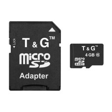 Карта памяти TG MicroSDHC 4gb 10 Class (adapter SD)