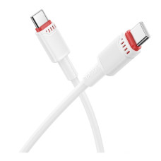 Кабель Borofone BX110 Type-C – Type-C (1 м · 60W · 3A) (White)