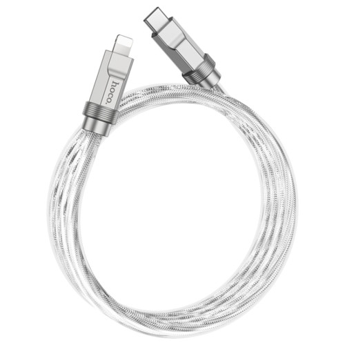 Кабель Hoco U113 Type-C – Lightning (1 м · 20W · 3A) (Silver)