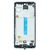 Дисплей для Samsung A525 Galaxy A52 (4G) (2021) с тачскрином в рамке (Blue) (OLED) (Big size)