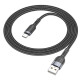Кабель Hoco U117 USB-A – Type-C (1.2 м · 12W · 2.4A) (Black)