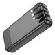 Повербанк Hoco J114A 10W з кабелем 3в1 (20000 mAh) (Black)