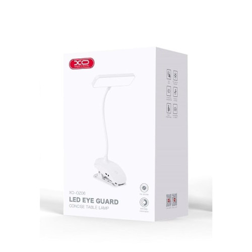 Настольная лампа на прищепке XO OZ06 с аккумулятором 800 mAh (White)