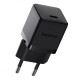 Сетевое зарядное устройство Baseus Palm Fast Charger USB-C (30W · 3A) с кабелем Type-C – Type-C 60W (P10111605113-01) (Black)
