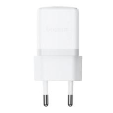 Сетевое зарядное устройство Baseus Palm Fast Charger USB-C (20W · 3A) с кабелем Type-C – Lightning 20W (E0116400) (White)