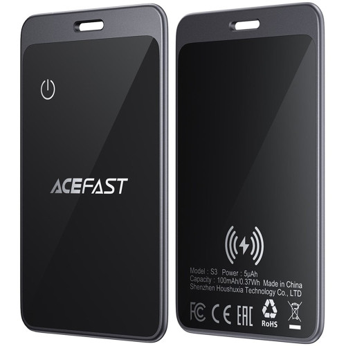 Смарт-трекер Acefast S3 Metal Card, 2 шт (Gray)