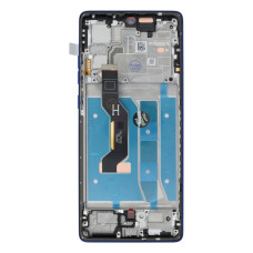 Дисплей для Motorola XT2427 Moto G85 (5G) з тачскріном в рамці (Blue) (Original PRC)