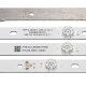 Пряма підсвітка для телевізора TCL 55″ YHE-4C-LB5506-YH09J (12 планок по 539 мм, 6 LED, лінза 17 мм, 6 В)