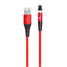 Кабель Hoco X60 Magnetic USB-A – Lightning (1 м · 10W · 2A) (Red)
