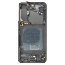 Дисплей для Samsung G991 Galaxy S21 з тачскріном в рамці (Black) (OLED) (Big size)