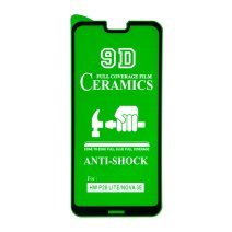 Защитная пленка Ceramic для Xiaomi Redmi 6 Pro (Full Glue) (Black)