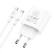 Сетевое зарядное устройство Hoco C94A USB-C (20W · 3A) с кабелем Type-C – Type-C (White)