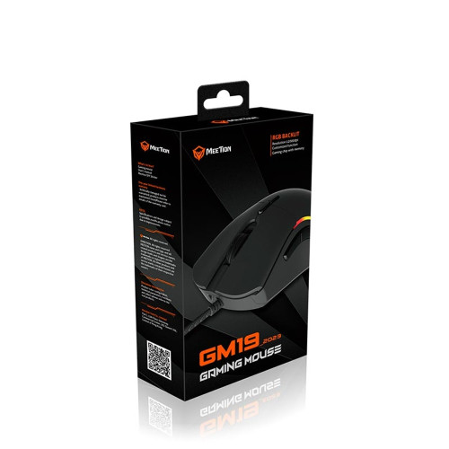 Мишка дротова MeeTion GM19 (12000 DPI) (Black)