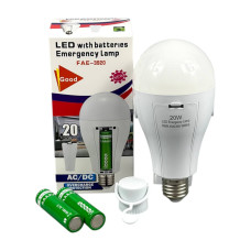 Аккумуляторная лампа FAE-3920 20 Вт E27 (White)