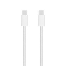 Кабель для iPhone 16 Type-C – Type-C (NO LOGO) (1 м · 60W · 3A) (White)