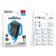Сетевое зарядное устройство Borofone BAS71A USB-A (10.5W · 2.1A) с кабелем USB-A – Micro-USB (Black)
