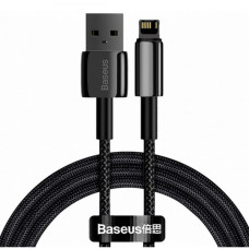 Кабель Baseus Tungsten Gold Fast Charging USB-A – Lightning (1 м · 12W · 2.4A) (Black)