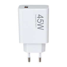 Сетевое зарядное устройство Xiaomi USB-A (45W) (Service) (White)