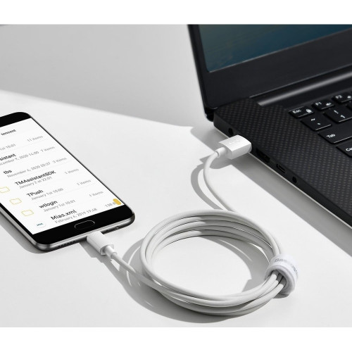 Кабель Baseus Simple Wisdom USB-A – Micro-USB (2pcs/set) (1.5 м · 10W · 2.1A) (White)