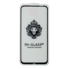 Защитное стекло Lion для Huawei P40 Lite (Full Glue) (0.3 мм, 2.5D) (Black)