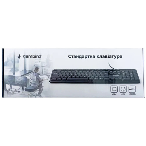Клавіатура дротова Gembird KB-103 (Black)