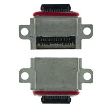 Роз'єм зарядки для Samsung N975 Galaxy Note 10 Plus 18 pin (4 кріплень) (контакти посередині) (Type-C)