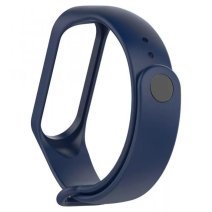 Ремешок для Xiaomi Mi Band 3/4 Silicone (Dark Blue)