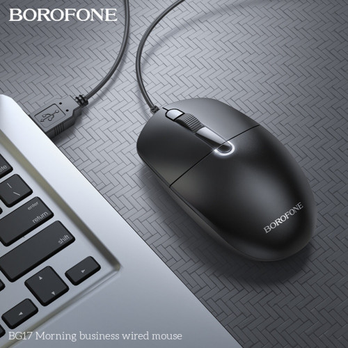 Мишка дротова Borofone BG17 (Black)