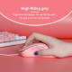 Мышка проводная игровая Onikuma CW907 (Pink)