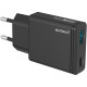 Сетевое зарядное устройство Proove Slender USB-A+USB-C (45W) (Black)